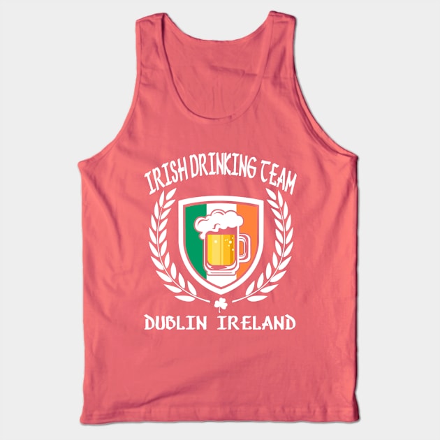 Irish Drinking Team Tank Top by BlackMorelli